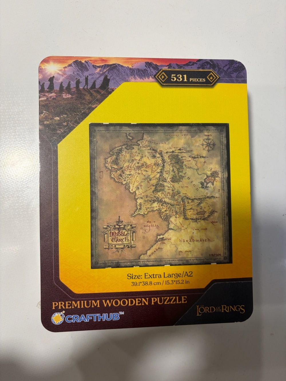 Crafthub Lord of the Rings Premium Wooden Puzzle